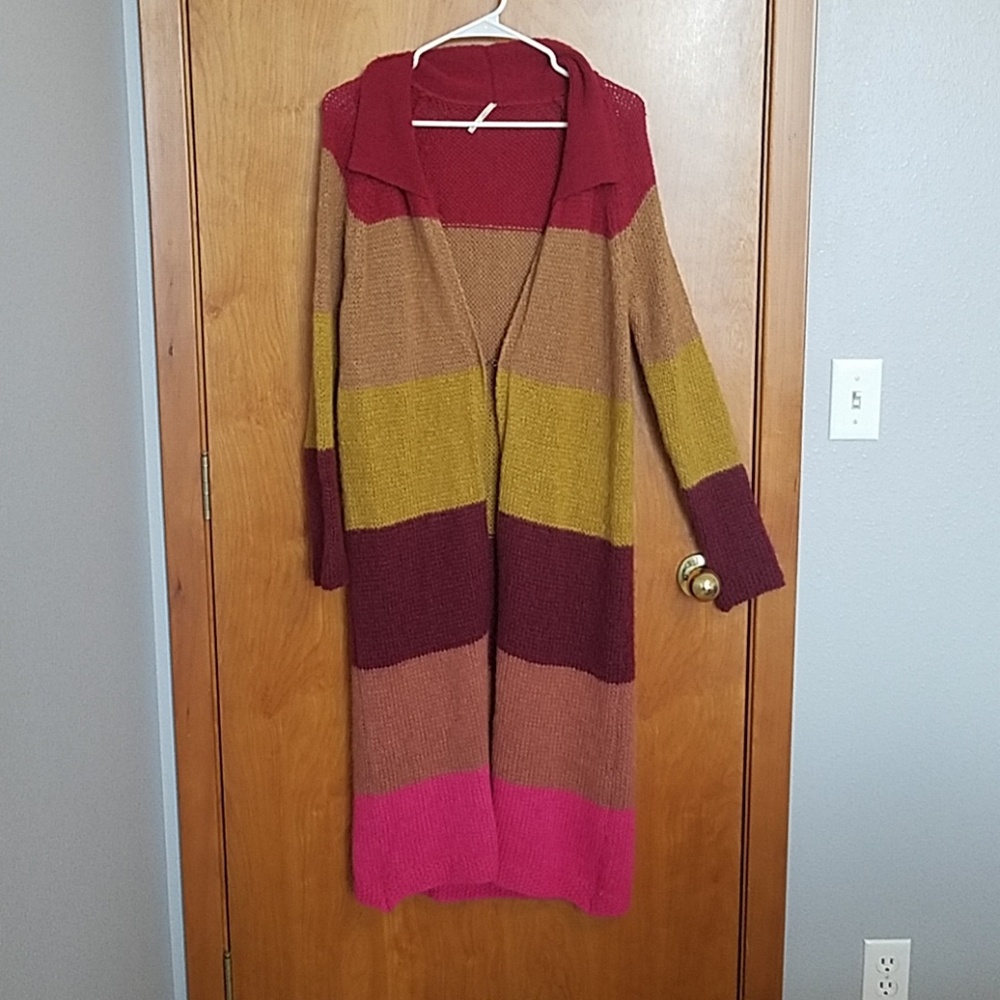 Free People Trench Sweater